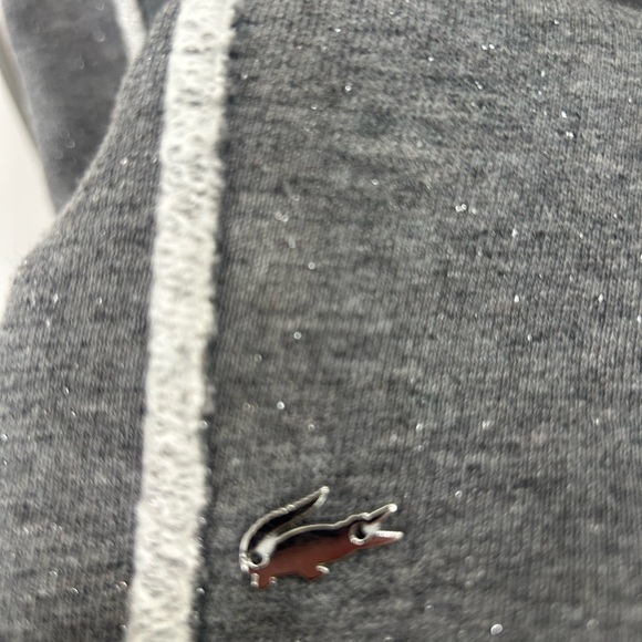 Lacoste Gray Mini Dress SZ 36 preppy classic - Picture 3 of 5